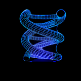 TD® -Veilleuse Nocturne 3D   Veilleuse 3D Visual Bulb Illusion D'Optique Table Color&eacute;e Mignonne Lampe De Table Petite Usb