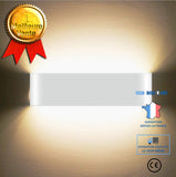 TD® 12W Applique Murale LED Lampe Murale Applique Interieur Extérieur Lumière Blanc Chaud