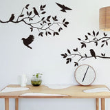 TD® Stickers muraux artistiques en forme d'oiseau tendance et contemporain embellir décoration intérieur unique salon chambres