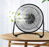 INN® noir usb en métal petit ventilateur portable usb mini ventilateur été petit ventilateur de refroidissement