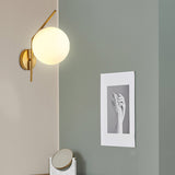 postmoderne verre applique en fer forgé personnalité salon chambre balcon couloir applique murale