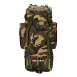 TD® Sac à dos extérieur sac d'alpinisme de randonnée 65L sac à dos tactique de grande capacité sac à dos camouflage