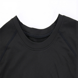 TD® Combinaison d'entraînement serrée à manches longues pour hommes automne/hiver  velours à manches longues combinaison rapi