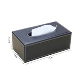 TD® Boîte de papier, boîte de papier en cuir de voiture, boîte de papier de serviette d'hôtel, boîte de mouchoirs  cuir PU d'ameuble