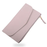 TD® Portefeuille en cuir à la mode pour femmes Sac à main à fermeture à glissière Lady Long - Sac à main A