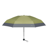 Parapluies à huit os et 50 plis bloquant les couleurs, plus des parapluies de poche, une protection solaire en vinyle, des pa