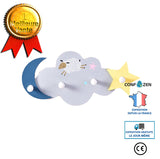 Crochet vêtements nuage créatif étoile lune quatret animé derrière la porte salle de bain mur rangée murale en bois tenture m