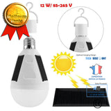 TD® Lampe solaire de pêche de camping de tente de l'ampoule couleur blanche campement camping éclairage nocturne de nuit 26 LED