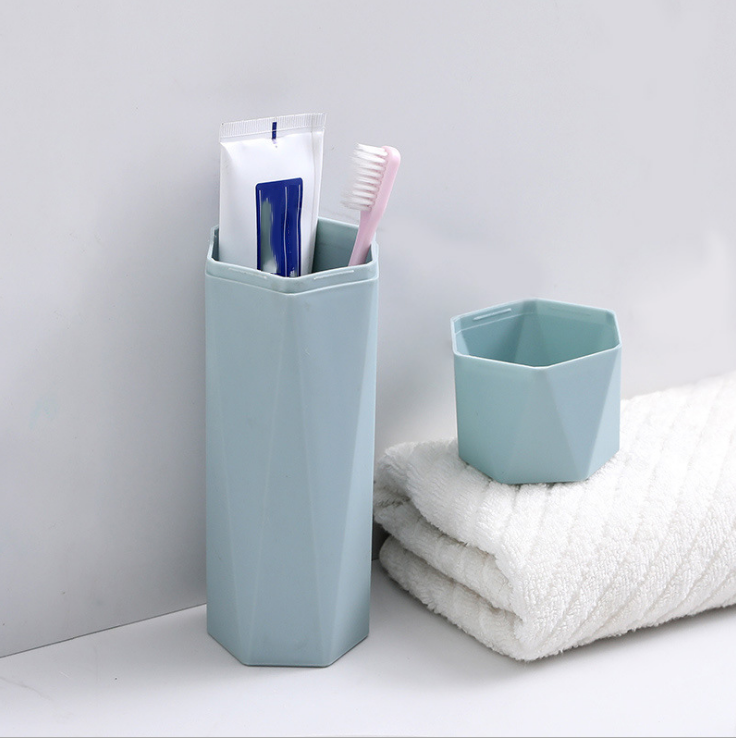 Boîte de rangement de brosse à dents de voyage dentifrice de voyage pot de dent tasse de bouche Portable tasse de lavage de