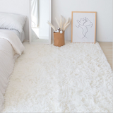 TD® Tapis de sol de décoration de chambre en peluche salle pleine de chevet en peluche mignon