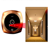 INN® Sonnette vidéo sans fil intelligente avec miroir de porte judas électronique photo et vidéo surveillance judas maison antivol p