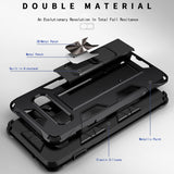 TD® Convient pour Samsung Galaxy S10 + étui de téléphone portable support de ceinture anti-chute en silicone magnétique de voiture