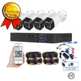 TD® 4 AHD 1080p Camera Video Recorder Kit de KIT coaxial pour caméra de surveillance HD