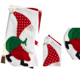 Chaussettes de Noël Sac de bonbons Santa Chaussettes de décoration de fête Pendentifs d'arbre Sacs-cadeaux Chaussettes d'ambi