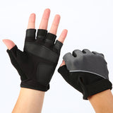 Gants de sport sports de plein air équipement de protection dames fitness haltérophilie vélo antidérapant cyclisme demi-doigt