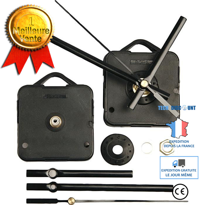 TD® Mécanisme d'horloge mouvement continu pile balayage silencieux