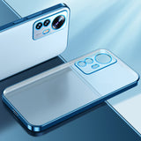 TD® Étui de téléphone portable anti-chute de galvanoplastie trou fin ultra-mince adapté au mil 12 coque souple givrée simple