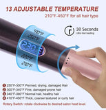 TD® Bigoudi forme multifonction torsion attelle rotative deux en un curling droit sec et humide double usage chauffage rapide portab