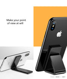 TD® Support téléphone portable autocollant voiture bureau antidérapant nano pad universel pas de traces sticky transparent adhésif