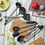 TD® Ustensiles de Cuisine / Ensemble de 8 Pièces Haut de Gamme de Chaleur Outils de Cuisson Saine Résistant Inodore Hygiénique