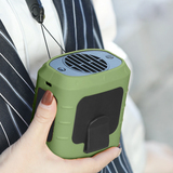 TD® Ventilateur de taille suspendu multifonctionnel usb suspendu au cou ventilateur portable camping en plein air mini ventilateur