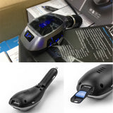 TD® Transmetteur fm bluetooth voiture audio kit mains libres téléphones portables USB émetteur lecteur audio chargement fréquence