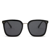 TD® Lunettes de soleil à grand cadre Lunettes de soleil UV pour femme Lunettes de soleil polarisées spéciales Lunettes de soleil noi