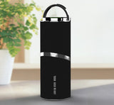TD® enceinte portable noire sans fil Bluetooth Écran musique tactile enceinte moderne imperméable carte externe se connecte en série