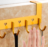 Patère crochet ménage cintre en métal sur mur derrière la porte chambre manteau et chapeau crochet porche vêtements crochet c
