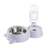 Amovible chat de compagnie coin gamelle pour chien distributeur d'eau en plastique bol à boire animaux fournitures a