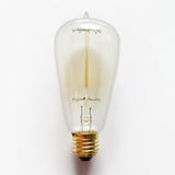 TD® 40W Filament Droit Rétro Tungstène Ampoule Couleur Chaude Antique Décor Classique Lampe À Filament De Carbone