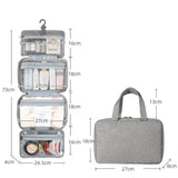 TD® Trousse de toilette pliable voyage sec humide compartiments sac de rangement cosmétique pour hommes sac cosmétique accessoires