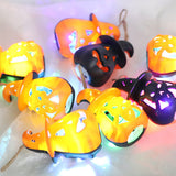 TD® Halloween decoration portable Horror Décoratif Squelette Candle Light Venue Arrangement Props 12pack