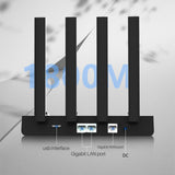 TD® Routeur sans fil gigabit haute puissance à travers le mur WiFi6 full gigabit bi-bande signal domestique 1800M 5G