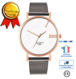 TD® Quartz Montres-bracelets Casual et Business Series Mesh montre de la ceinture cadeaux hommes  4553365