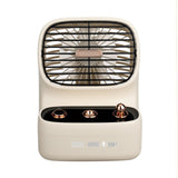 TD® Pulvériser petit ventilateur créatif rétro usb bureau ventilateur de refroidissement portable rechargeable petit ventilateur