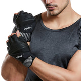 INN® Gants sports de plein air fitness antidérapant résistant à l'usure musculation demi-doigt protection des mains