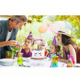 TD® Décoration gâteau licorne anniversaire fille arc-en-ciel fait à la main accessoire réutilisable ballon fête bannière happy birth