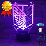 INN® Lampe de table LED veilleuse 3D illusion lumière cadeau créatif