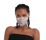 TD® Flash diamant strass étoile masque fashionista discothèque Couleur été, hiver, printemps, automne