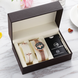 TD® Little Bee Swarovski Mouvement Japonais Montre Coffret Cadeau Live Supply Dames Trendy Ceinture Bracelet Montre