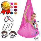 TD® Accessoires Fitness - Musculation,Hamac de yoga aérien extensible de 4m de large en soie d'intérieur anti - Type red