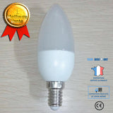 TD® Ampoule LED Blanc Chaud/ Ampoule Bougie E14 Lampe Lumière 3W  LED/ Abat-jour brouillard blanc/ Modèle L 3790