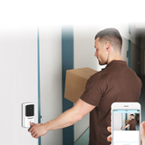 INN® Sonnette vidéo intelligente wifi sonnette sans fil intelligente interphone  capture automatique téléphone portable  distance po