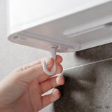 TD® boite de rangement salle de bain blanc avec couvercle plastique porte accessoire mouchoirs boite organisateur support telephone