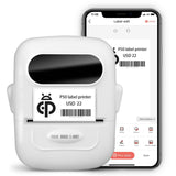 TD® Mini imprimante connexion bluetooth machine d'étiquetage thermique auto-adhésive identification intelligente impression blanc cl