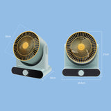 TD® Mini ventilateur électrique Turbo Cooler Ventilateur de circulation d'air Ventilateur de climatisation silencieux