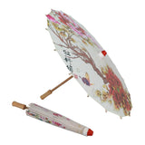 TD® Mini parapluie décoratif peint à la main papier à l'huile poteau droit style ancien cadeau artisanat parapluie parapluie de dans
