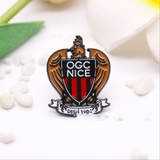 TD® Broche-français Nice Football Club Badge Pin Fans de Football Périphérique Mode Vêtements Bijoux Accessoires