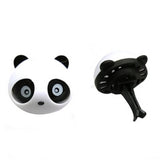 TD® Nouveau 1 Pack de 2  Forme Tête de Panda Cute Voiture Parfum Désodorisant Auto Accessoires Noirs pour Voitures Fun Mignons Déco